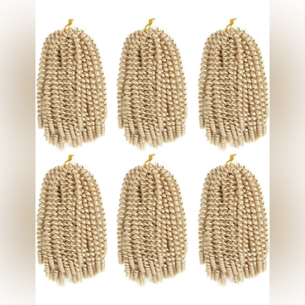 Spring Twist Crochet Hair - 8 Inch 7 packs